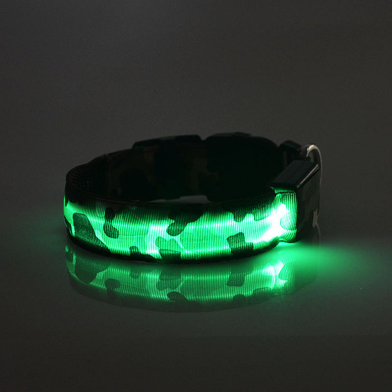 Collier Lumineux Camouflage pour Chien – L’Aventure en Toute Sécurité