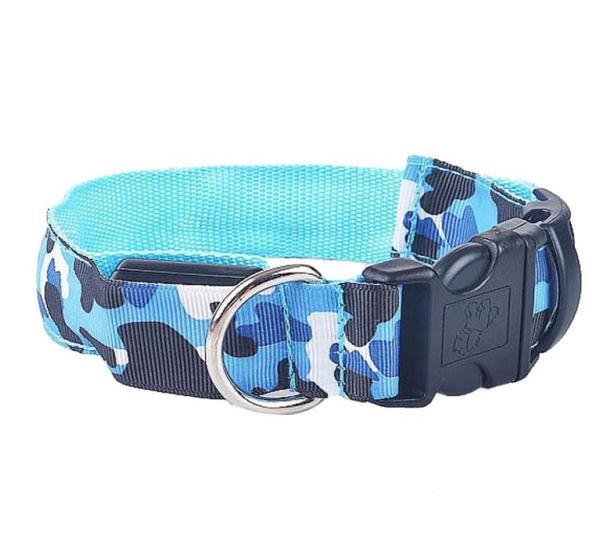 Collier Lumineux Camouflage pour Chien – L’Aventure en Toute Sécurité