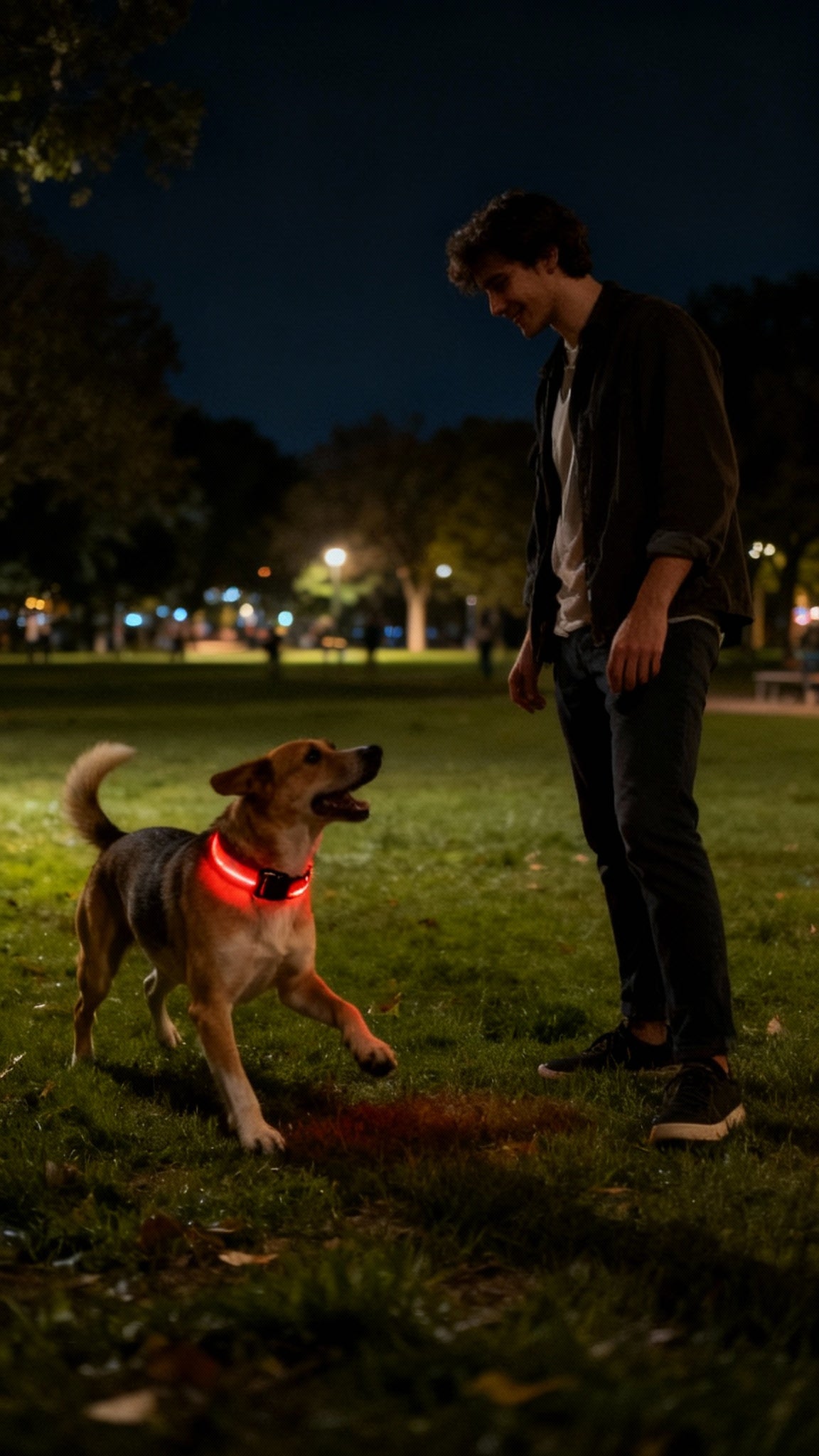 Collier Lumineux Camouflage pour Chien – L’Aventure en Toute Sécurité