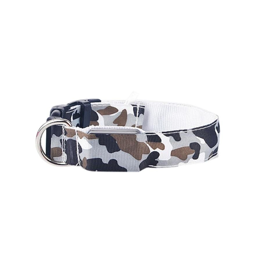 Collier Lumineux Camouflage pour Chien – L’Aventure en Toute Sécurité