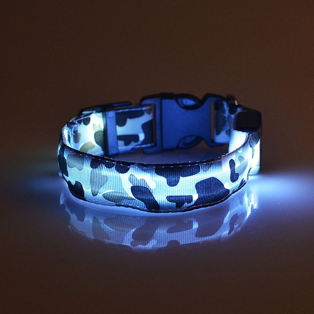 Collier Lumineux Camouflage pour Chien – L’Aventure en Toute Sécurité